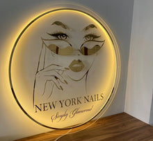 Load image into Gallery viewer, CUSTOM ACRYLIC BUSINESS SIGN