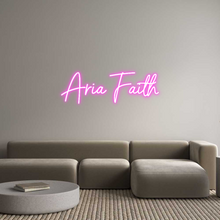 Load image into Gallery viewer, Custom Neon: Aria Faith