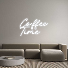 Load image into Gallery viewer, Custom Neon: Coffee
Time