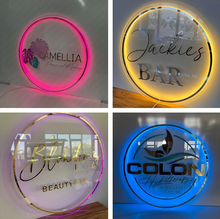 Load image into Gallery viewer, CUSTOM ACRYLIC BUSINESS SIGN