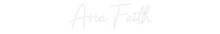 Load image into Gallery viewer, Custom Neon: Aria Faith