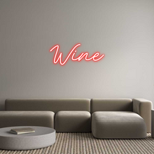 Load image into Gallery viewer, Custom Neon: Wine