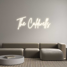 Load image into Gallery viewer, Custom Neon: The Caldwells