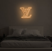 Load image into Gallery viewer, "LV" LED Neon Sign