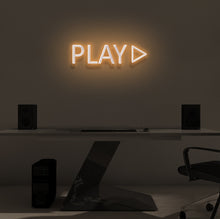 Load image into Gallery viewer, "PRESS PLAY" LED Neon Sign
