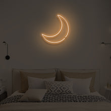 Load image into Gallery viewer, "CRESCENT MOON" LED Neon Sign