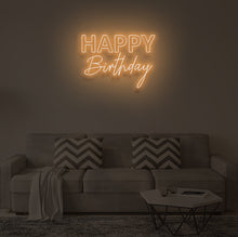 Load image into Gallery viewer, "HAPPY BIRTHDAY V2" LED Neon Sign