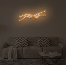 Load image into Gallery viewer, "THE CREATION OF ADAM" LED Neon Sign