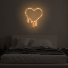 Load image into Gallery viewer, "MELTING HEART" LED Neon Sign