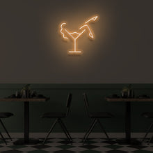 Load image into Gallery viewer, "MARTINI GLASS" LED Neon Sign