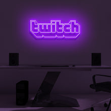 Load image into Gallery viewer, "TWITCH" LED Neon Sign