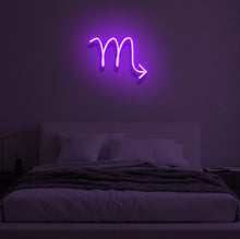 Load image into Gallery viewer, "SCORPIO" LED Neon Sign