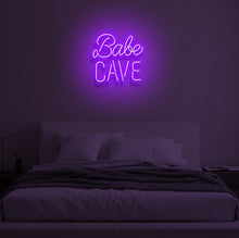Load image into Gallery viewer, "BABE CAVE" LED Neon Sign