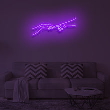 Load image into Gallery viewer, "THE CREATION OF ADAM" LED Neon Sign