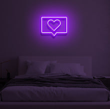 Load image into Gallery viewer, "INSTAGRAM HEART" LED Neon Sign