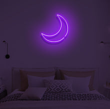 Load image into Gallery viewer, "CRESCENT MOON" LED Neon Sign