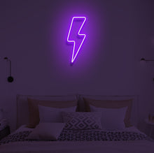 Load image into Gallery viewer, "LIGHTNING BOLT" LED Neon Sign