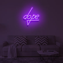Load image into Gallery viewer, "DOPE" LED Neon Sign