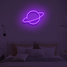 Load image into Gallery viewer, "PLANET" LED Neon Sign