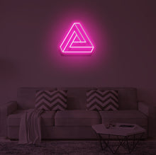 Load image into Gallery viewer, "THE PENROSE TRIANGLE" LED Neon Sign