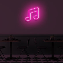 Load image into Gallery viewer, "MUSIC NOTE" LED Neon Sign
