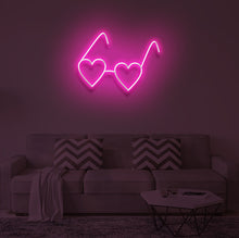Load image into Gallery viewer, "HEART EYES" LED Neon Sign