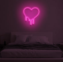 Load image into Gallery viewer, "MELTING HEART" LED Neon Sign