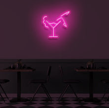 Load image into Gallery viewer, "MARTINI GLASS" LED Neon Sign