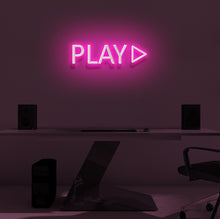 Load image into Gallery viewer, "PRESS PLAY" LED Neon Sign