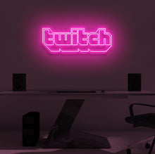 Load image into Gallery viewer, "TWITCH" LED Neon Sign