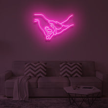 Load image into Gallery viewer, "HOLD MY HAND" LED Neon Sign