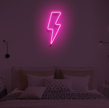 Load image into Gallery viewer, "LIGHTNING BOLT" LED Neon Sign