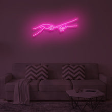 Load image into Gallery viewer, "THE CREATION OF ADAM" LED Neon Sign
