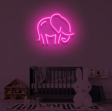 Load image into Gallery viewer, "ELEPHANT" LED Neon Sign