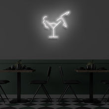 Load image into Gallery viewer, "MARTINI GLASS" LED Neon Sign