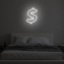 Load image into Gallery viewer, "DOLLAR SIGN" LED Neon Sign