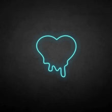 Load image into Gallery viewer, "MELTING HEART ART" LED Neon Sign