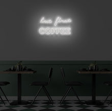 Load image into Gallery viewer, "BUT FIRST COFFEE" LED Neon Sign