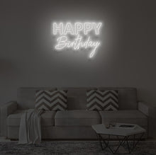 Load image into Gallery viewer, "HAPPY BIRTHDAY V2" LED Neon Sign