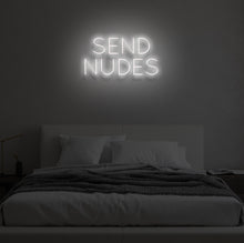 Load image into Gallery viewer, "SEND NUDES" LED Neon Sign