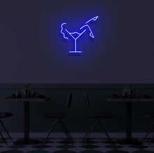 Load image into Gallery viewer, "MARTINI GLASS" LED Neon Sign