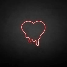 Load image into Gallery viewer, "MELTING HEART ART" LED Neon Sign