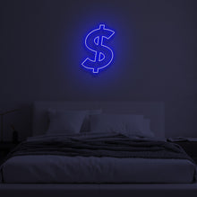 Load image into Gallery viewer, "DOLLAR SIGN" LED Neon Sign