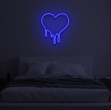 Load image into Gallery viewer, "MELTING HEART" LED Neon Sign