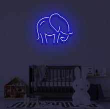 Load image into Gallery viewer, "ELEPHANT" LED Neon Sign