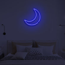 Load image into Gallery viewer, "CRESCENT MOON" LED Neon Sign