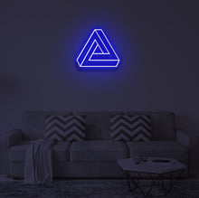 Load image into Gallery viewer, "THE PENROSE TRIANGLE" LED Neon Sign