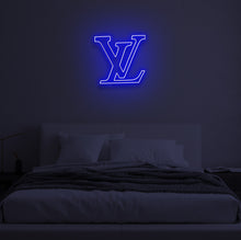 Load image into Gallery viewer, "LV" LED Neon Sign
