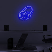 Load image into Gallery viewer, "HEADPHONES" LED Neon Sign