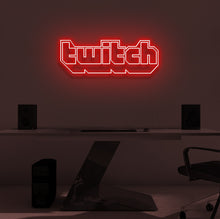 Load image into Gallery viewer, "TWITCH" LED Neon Sign